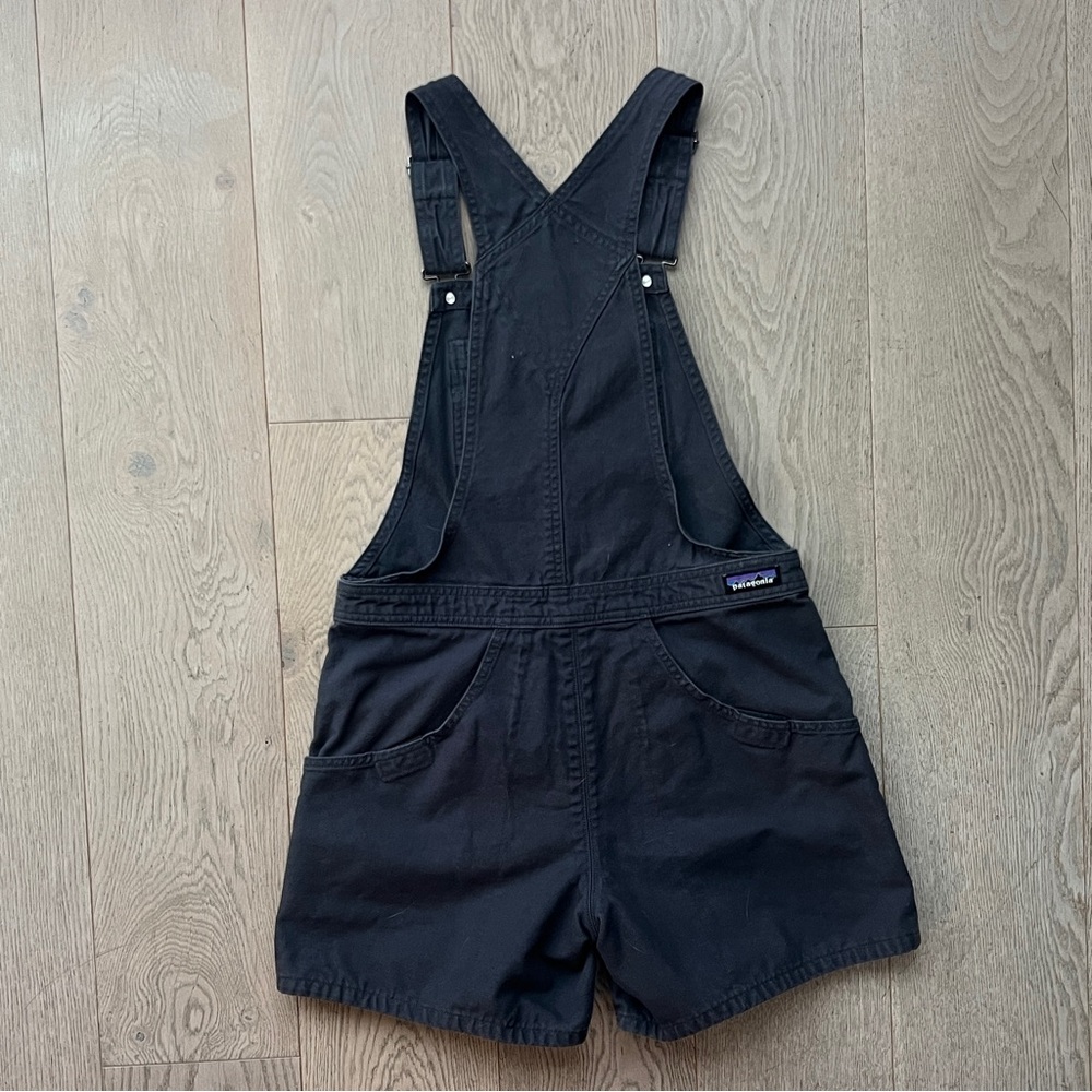 Patagonia Women’s Size XS Stand Up Overalls in Smolder Blue 100% Organic Cotton - Picture 7 of 11